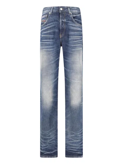 Diesel Jeans "d-heel" In Animal Print