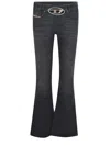 Diesel 1969 D-ebbey 09b90 Bootcut Jeans In Denim Grigio