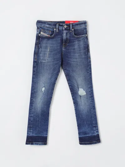 Diesel Jeans  Kids Color Denim In 牛仔布