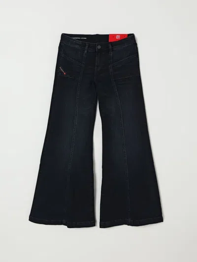 Diesel Jeans  Kids Color Denim In Black