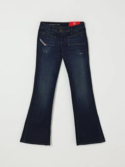 Diesel Jeans  Kids Color Denim In Blue