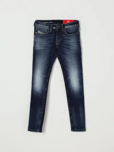 Diesel Jeans  Kids Color Denim In Blue