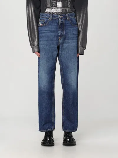 DIESEL JEANS DIESEL MEN COLOR BLUE,F89655009