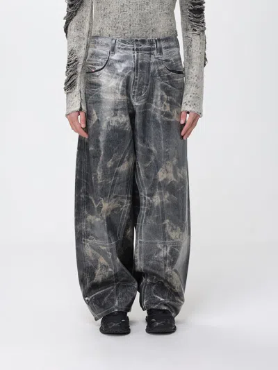 Diesel Jeans  Men Color Grey In Gray