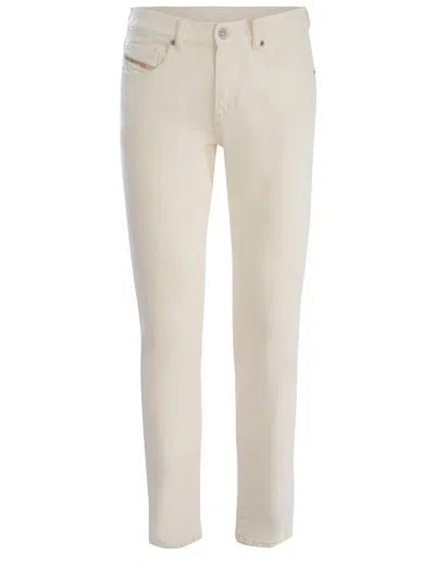 Diesel Jeans  Strukt Made Of Cotton In Off White