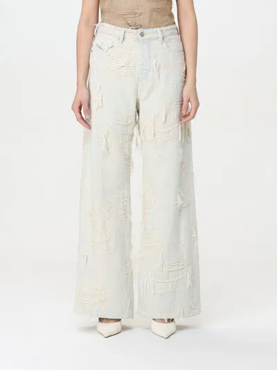 DIESEL JEANS DIESEL WOMAN COLOR BEIGE,G66819022