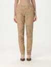 Diesel 1992 D-jiann Fsg Distressed Slim-fit Trousers In Beige