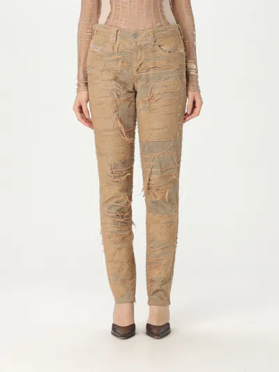 DIESEL JEANS DIESEL WOMAN COLOR BEIGE,428660022
