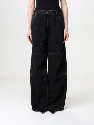 DIESEL JEANS DIESEL WOMAN COLOR BLACK,G76500002