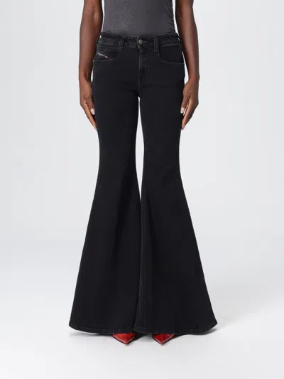 DIESEL JEANS DIESEL WOMAN COLOR BLACK,H44556002