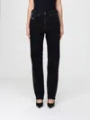 Diesel Jeans  Woman Color Black In Black
