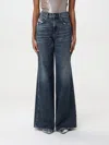 Diesel Jeans  Woman Color Blue In Gray