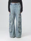 Diesel Utility Cargo Jeans Multiple Pockets In Blue