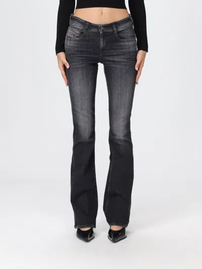 Diesel 1969 D-ebbey 09k98 Bootcut Jeans In Black