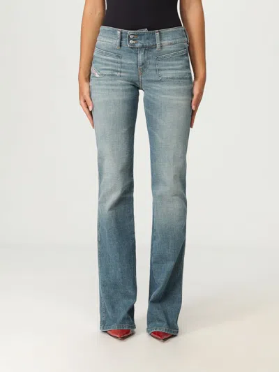 Diesel Jeans  Woman Color Denim In Blue