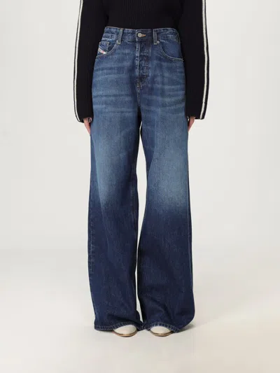 Diesel Jeans  Woman Color Denim In Blue