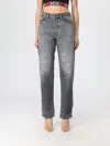 Diesel Belt Loop Jeans In Gray