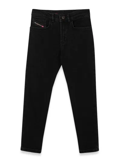 Diesel Kids' Jeans Fining In Black