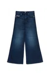 Diesel Jeans Flare Blu Scuro In Blue