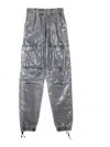 Diesel Cargo Jeans With Reflective Finish And Utility Pockets In Gray