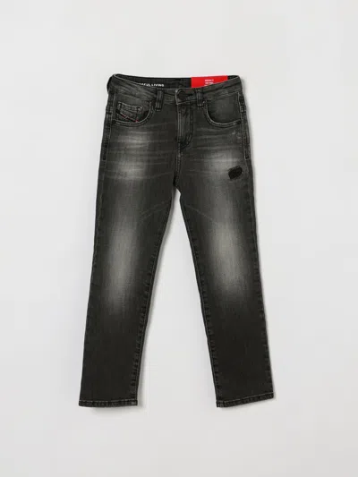 Diesel Jeans Kids Color Black