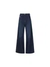 Diesel 1996 D-sire Loose-fit Jeans In Navy