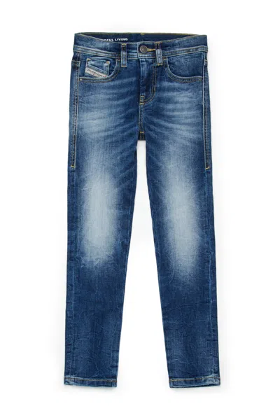 Diesel Kids' Jeans Regular Blu Medio In Blue