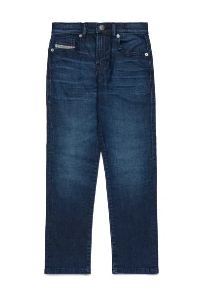 Diesel Kids' Jeans Regular Blu Scuro In Blue