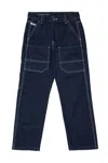 Diesel Dark Blue Regular Fit Jeans In Blue