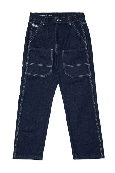 Diesel Kids' Dark Blue Regular Fit Jeans