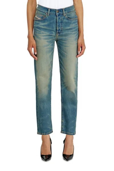 Diesel Regular Jeans High Waist 1981 D-went In Blue