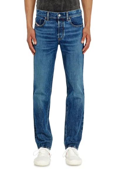 Diesel Jeans Regular Taille Moyenne 2023 D-finitive In Blue
