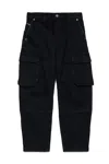 Diesel D-dave-cargo Jeans In Black