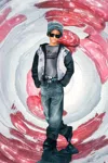 Diesel Jeans Relaxed Nero Effetto Vissuto In Multi