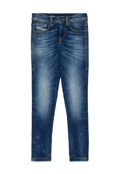 Diesel Kids' Shaded Dark Blue Skinny Jeans