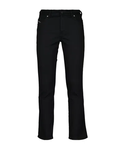 Diesel Jeans With Belt Loops In Black