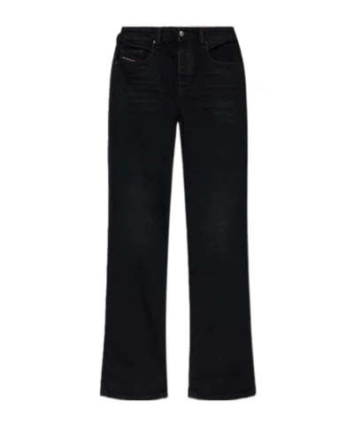 Diesel D-macro Five-pocket Jeans In Black