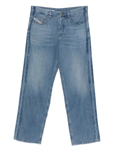 Diesel Jeans With Side Detail In Blue