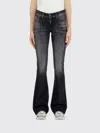 Diesel Bootcut Jeans In Black
