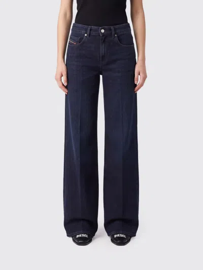 Diesel Jeans Woman Color Blue