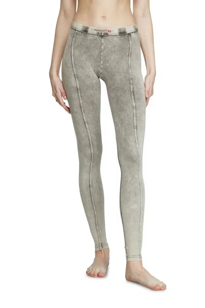 Diesel Jeggings In Denim-effect Jersey In Grey