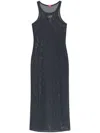 Diesel 'jennifer' Cut Out Mesh Weave Dress In 9dv