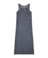 Diesel 'jennifer' Cut Out Mesh Weave Dress In Gray