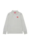 Diesel Takao Polo Shirt In Gray