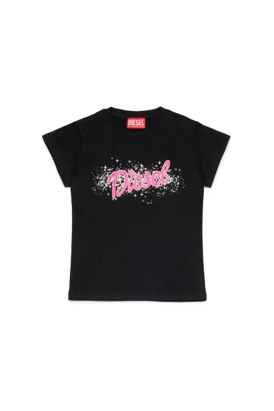 DIESEL JERSEY T-SHIRT WITH LOGO