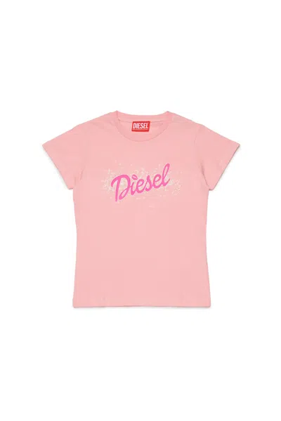 DIESEL JERSEY T-SHIRT WITH LOGO