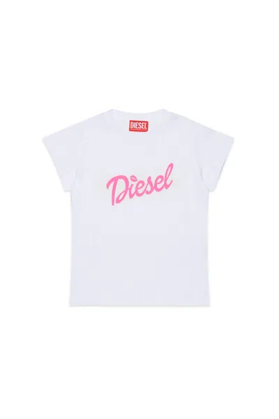 DIESEL JERSEY T-SHIRT WITH LOGO