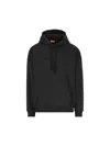 Diesel S-ummer Bigoval Biologic Cotton Sweatshirt With Frontal Oval-d Logo In Black