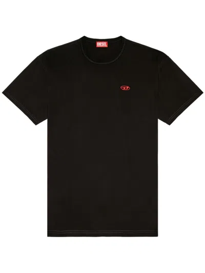 Diesel Jet Black Organic Cotton Tee