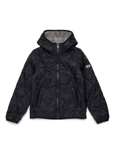 Diesel Kids' Jfossirls Jacket In Black